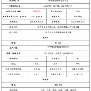 濰坊斯太爾300kw機組